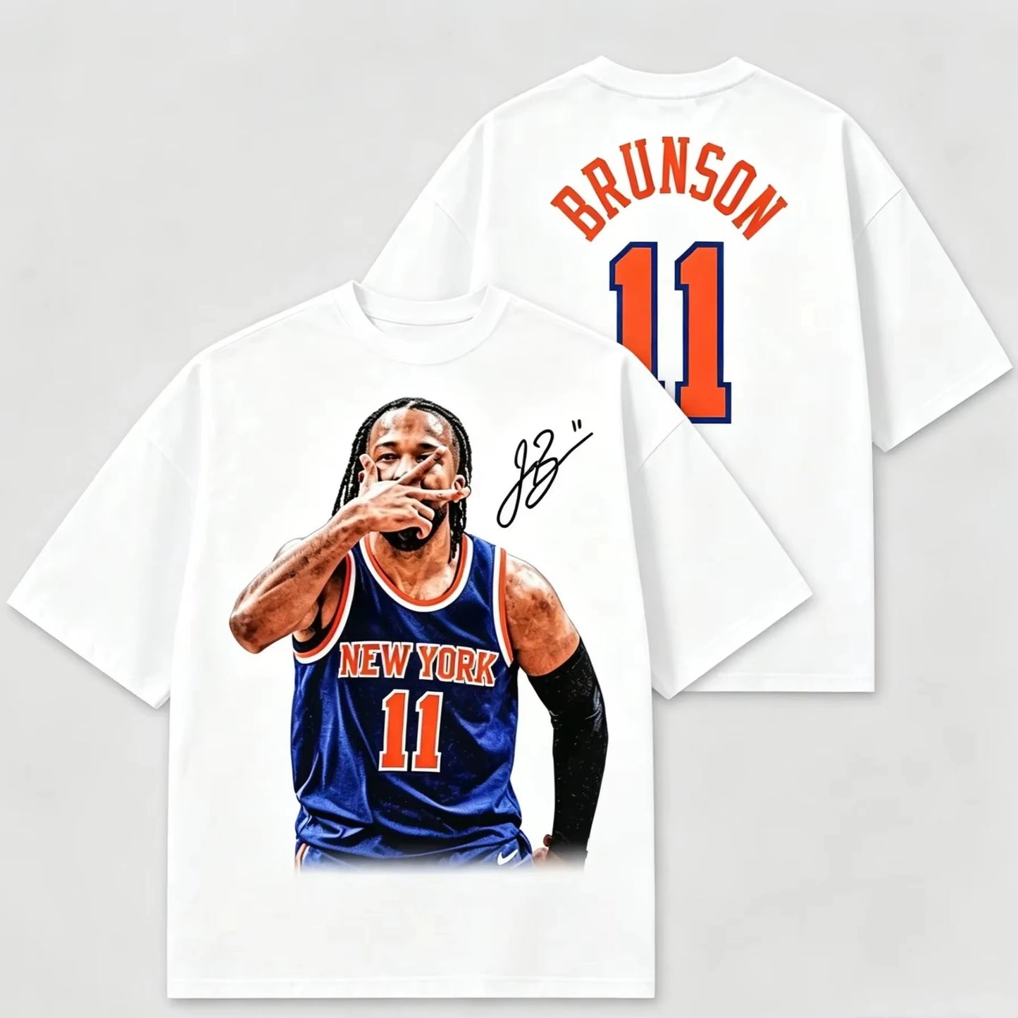 "King of New York" NBA Champions Series Jalen Brunson Graphic Tee