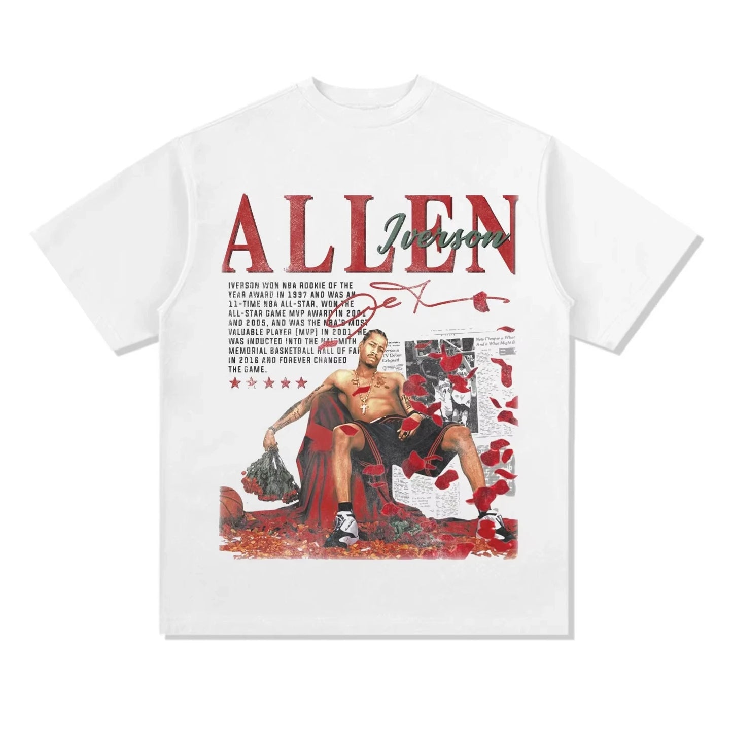 "Frog Drift StreetArt" Allen Iverson Customisable Premium Tees