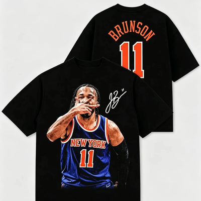 "King of New York" NBA Champions Series Jalen Brunson Graphic Tee